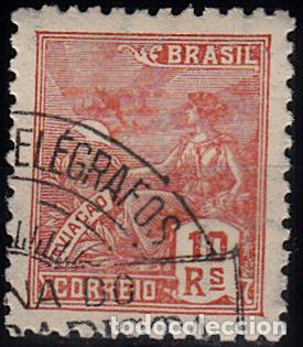 Sellos: BRASIL, YVERT 211. USADO. - Foto 1