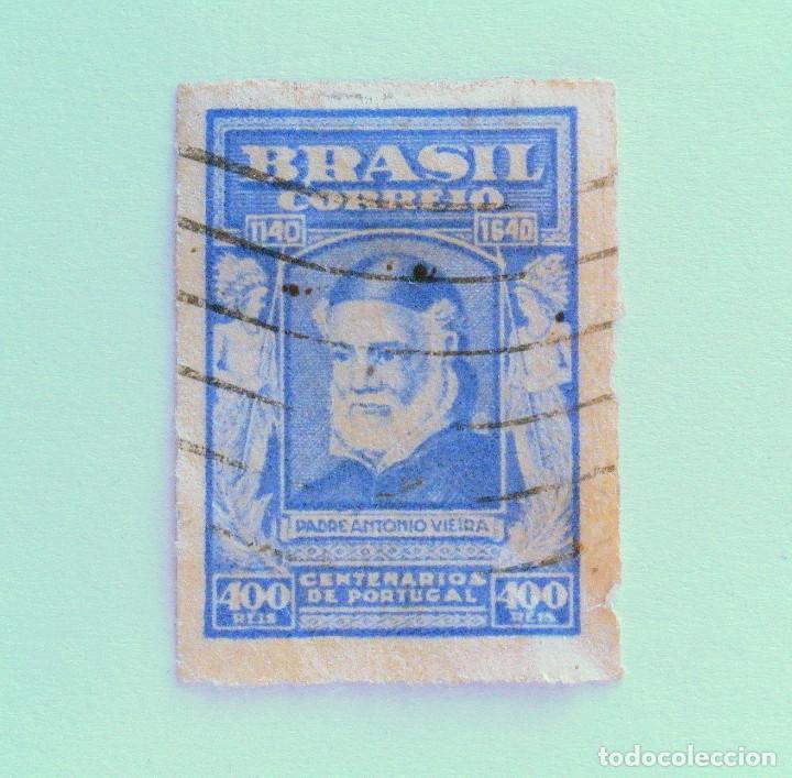 Sellos: Sello postal BRASIL 1941, 400 Rs, PADRE ANTONIO VIERA, USADO - Foto 1 - 151015570