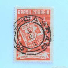 Sellos: SELLO POSTAL BRASIL 1940, 2,50 CR ,25 ANIVERSARIO DEL GOBIERNO REVOLUCIONARIO DE SAO PAULO , USADO. Lote 151044426