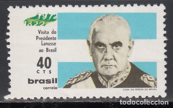 Sellos: BRASIL, 1972 YVERT N&ordm; 981 /**/ - Foto 1