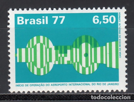 Sellos: BRASIL, 1977  YVERT N&ordm; 1241 /**/ - Foto 1
