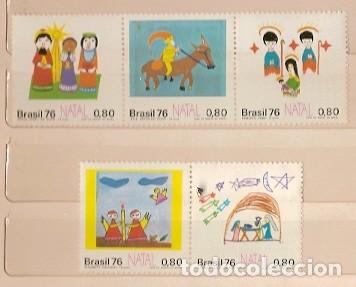 Sellos: Brasil ** & Navidad 1976 (958) - Foto 1