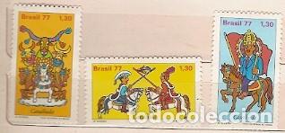 Sellos: Brasil ** & Folklore Popular, Cavalhada 1977 (976) - Foto 1