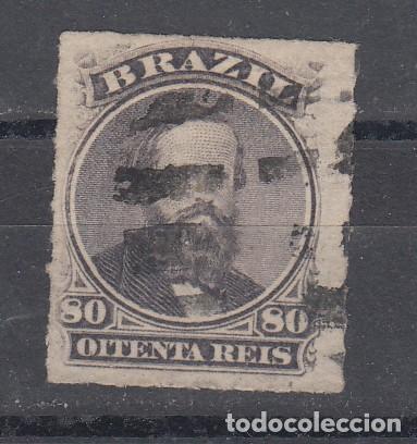 Sellos: brasil 33 usada, pedro ii - Foto 1