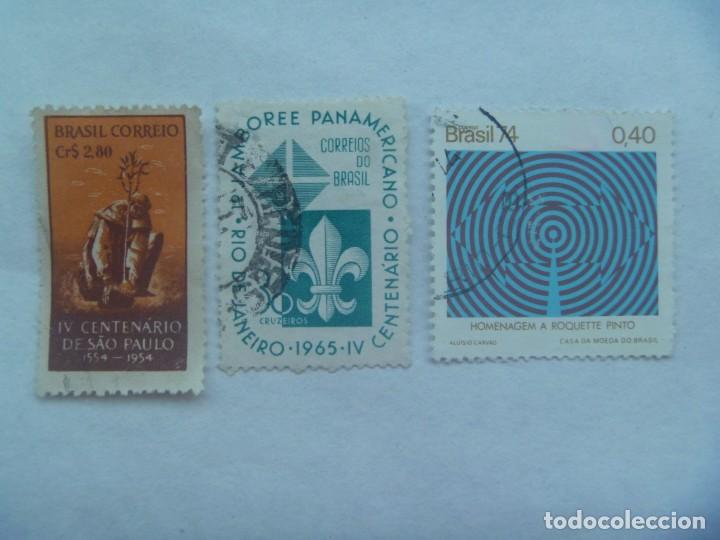 Sellos: LOTE DE 3 SELLOS DE BRASIL - Foto 1