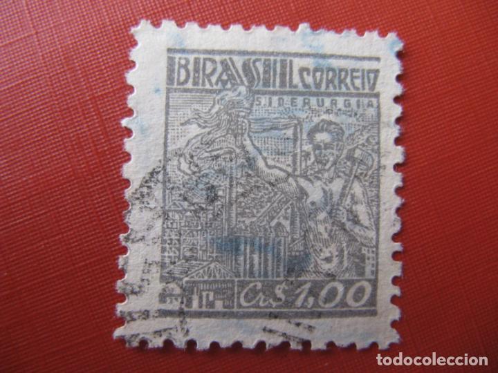 Sellos: brasil 1947, siderurgia, Yvert 466 - Foto 1