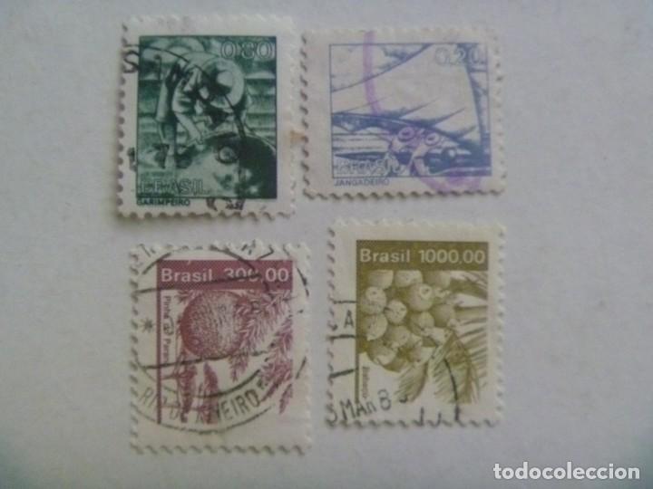 Sellos: LOTE DE 4 SELLOS DE BRASIL - Foto 1