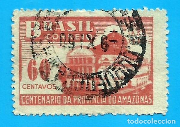 Sellos: BRASIL. 1950. CENTENARIO PROVINCIA DE AMAZONAS - Foto 1