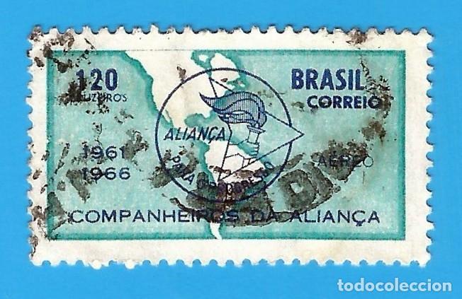 Sellos: BRASIL. 1966. ALIANZA PARA EL PROGRESO - Foto 1