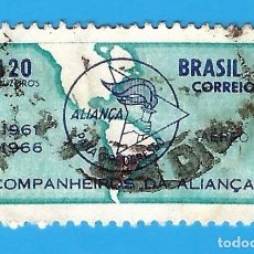 Sellos: BRASIL. 1966. ALIANZA PARA EL PROGRESO. Lote 211421705