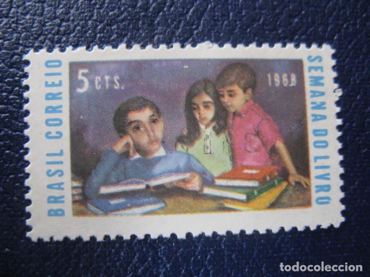 Sellos: *brasil, 1968, semana del libro, Yvert 873 - Foto 1