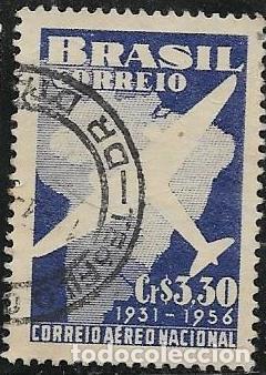 Sellos: BRASIL A&Eacute;REO YVERT 67 - Foto 1