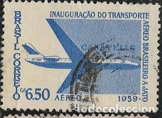 Sellos: BRASIL A&Eacute;REO YVERT 79 - Foto 1
