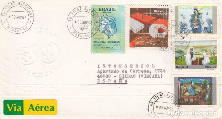 Sellos: CORREO AEREO: BRASIL 1995 - Foto 1