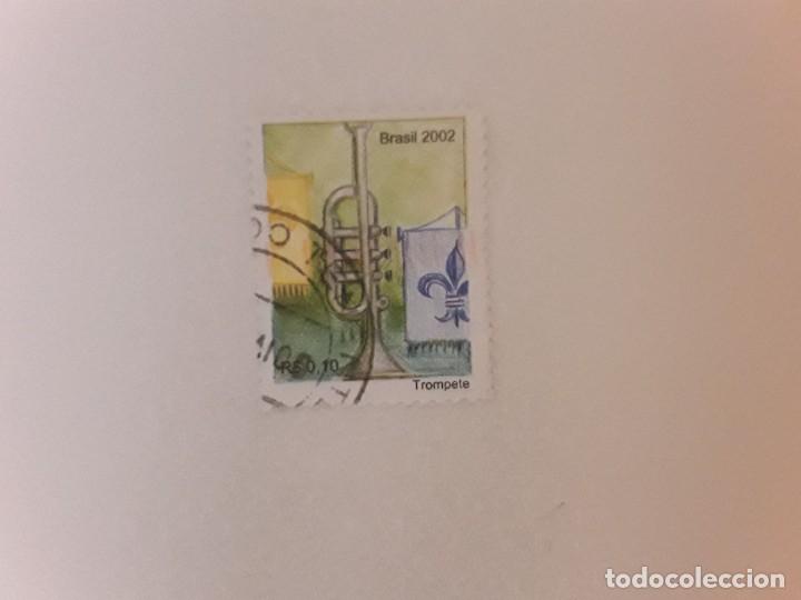 Sellos: A&Ntilde;O 2002 BRASIL SELLO USADO - Foto 1