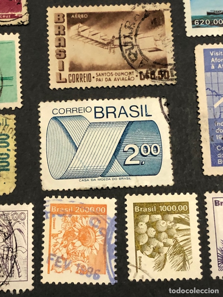 Sellos: Lote 38 sellos Brasil - Foto 6