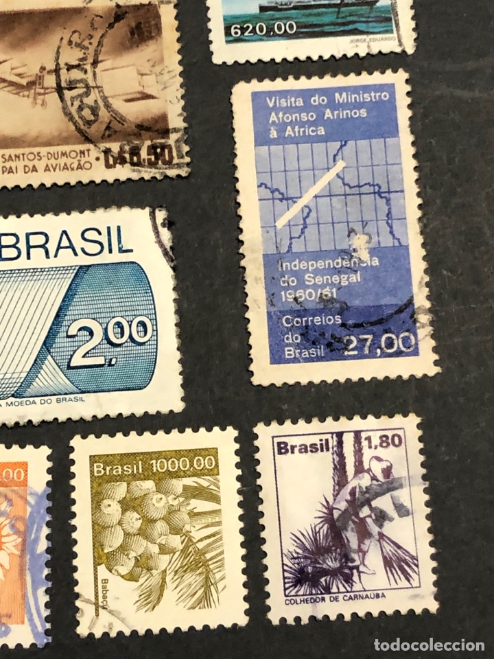 Sellos: Lote 38 sellos Brasil - Foto 7