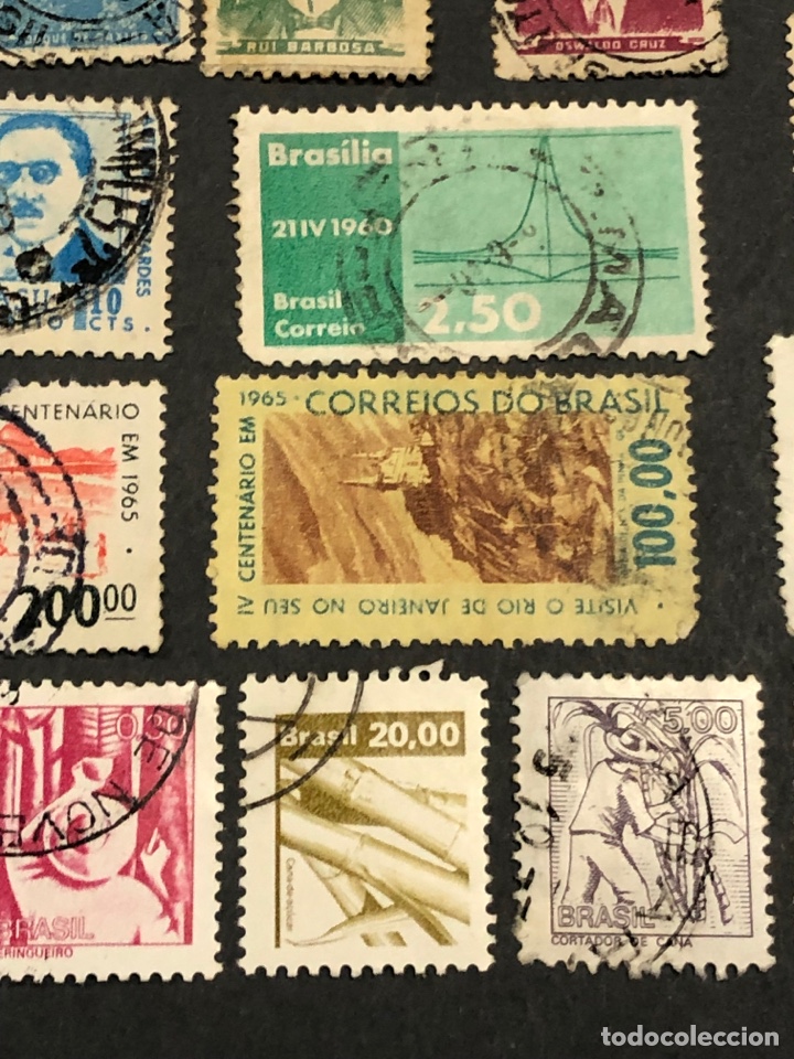 Sellos: Lote 38 sellos Brasil - Foto 8