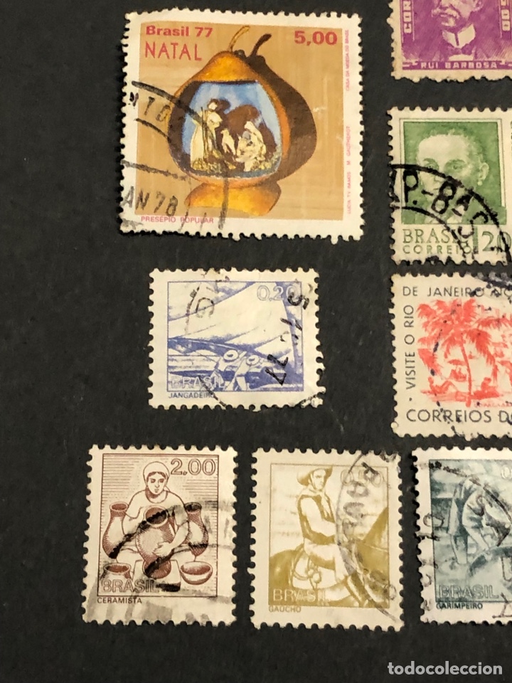 Sellos: Lote 38 sellos Brasil - Foto 10