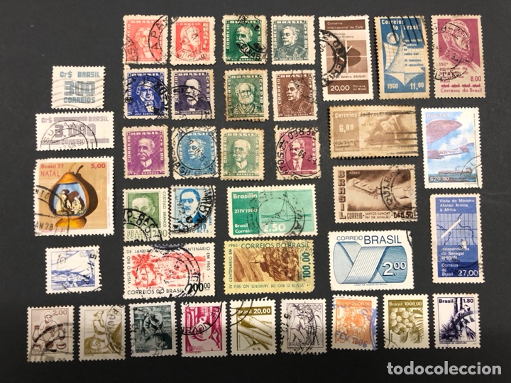 Sellos: Lote 38 sellos Brasil - Foto 1