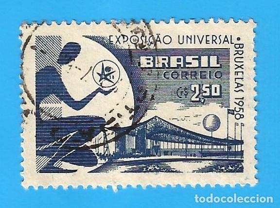 Sellos: BRASIL. 1958. EXPOSICION UNIVERSAL DE BRUSELAS - Foto 1