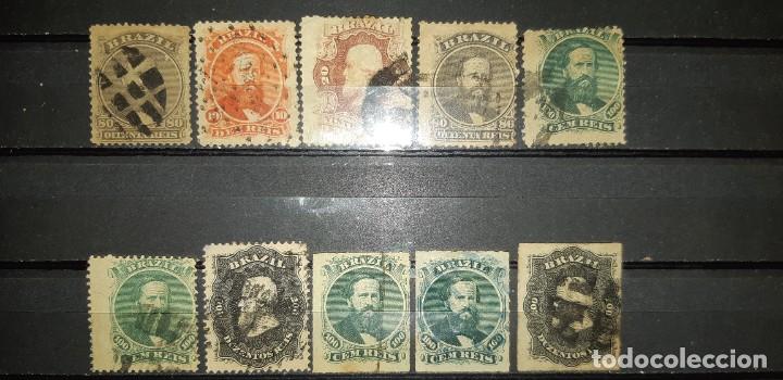 Sellos: LOTE DE SELLOS BRASIL, 1866. - Foto 2