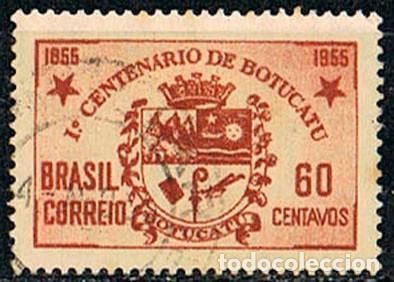 Sellos: Brasil n&ordm; 892, Centenario de la ciudad de Botucatu, usado - Foto 1