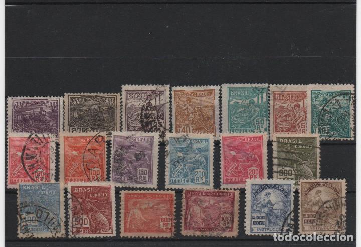 Sellos: Serie completa usada de Brasil de 1920 a 1941 - Foto 1