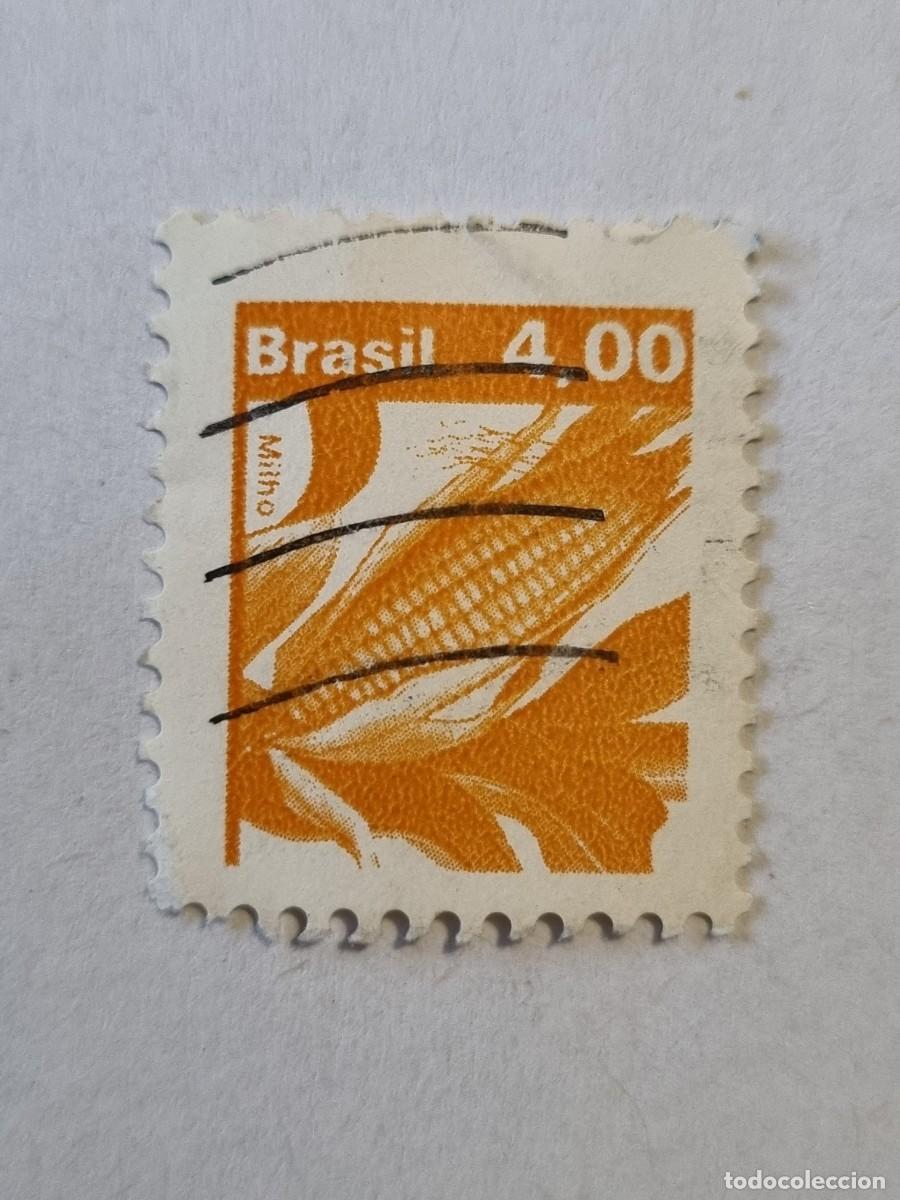 Sellos: Sello - BRASIL - MILHO - (b.64) - Foto 1