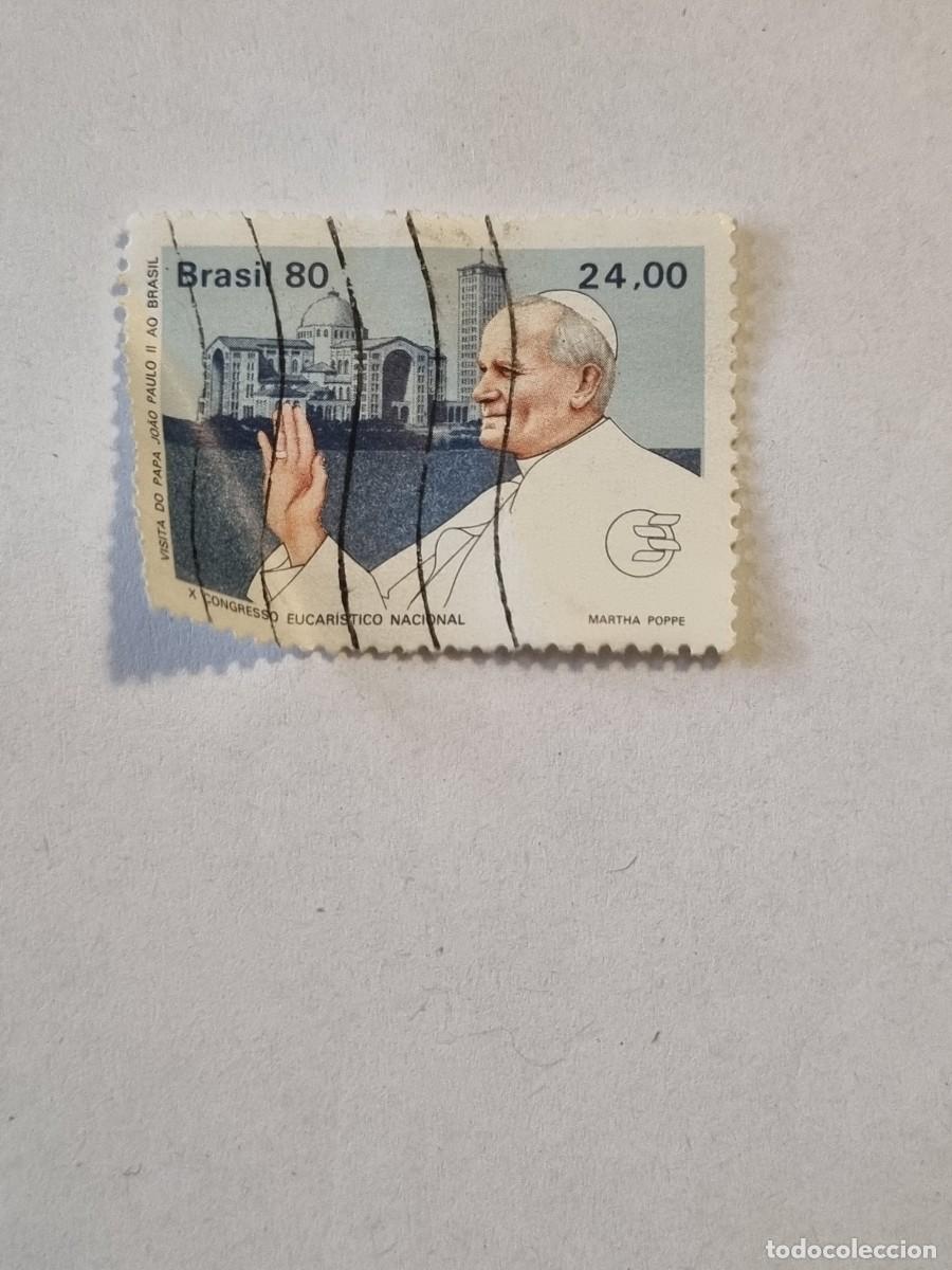 Sellos: Sello - BRASIL - PAPA - (b.64) - Foto 1