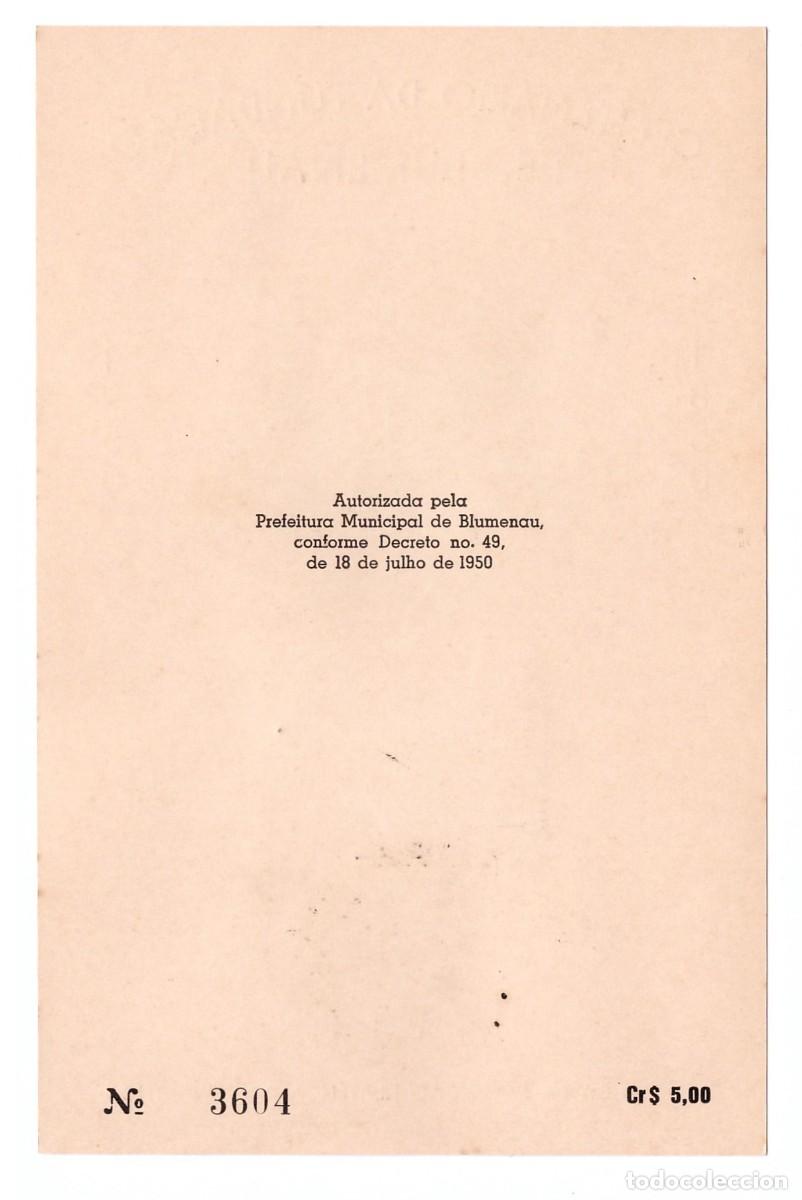 Sellos: BRASIL. Centenario de la Fundaci&oacute;n de Blumenau (1950). - Foto 2