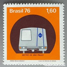 Sellos: BRASIL. METRO DE SÃO PAULO. 1976. Lote 380417854