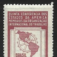 Sellos: BRASIL 511** - AÑO 1952 - CONFERENCIA DE LA ORGANIZACIÓN INTERNACIONAL DEL TRABAJO. Lote 401017169