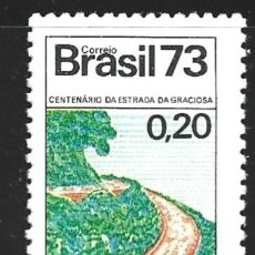 Sellos: BRASIL 1057** - AÑO 1973 - CENTENARIO DE LA RUTA GRACIOSA. Lote 401017334
