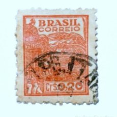 Sellos: SELLO POSTAL BRASIL 1946 0,20 CR AGRICULTURA
