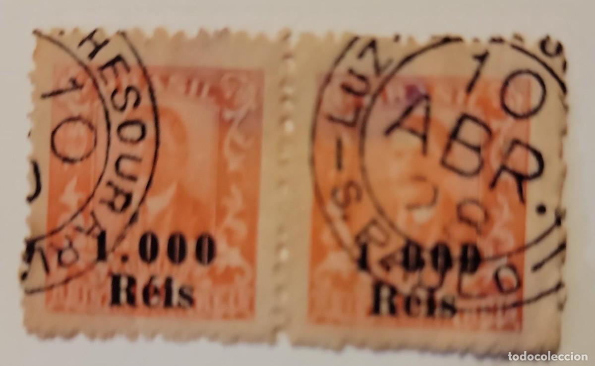 Sellos: J) 1928 BRAZIL, PAIR, USED - Foto 1