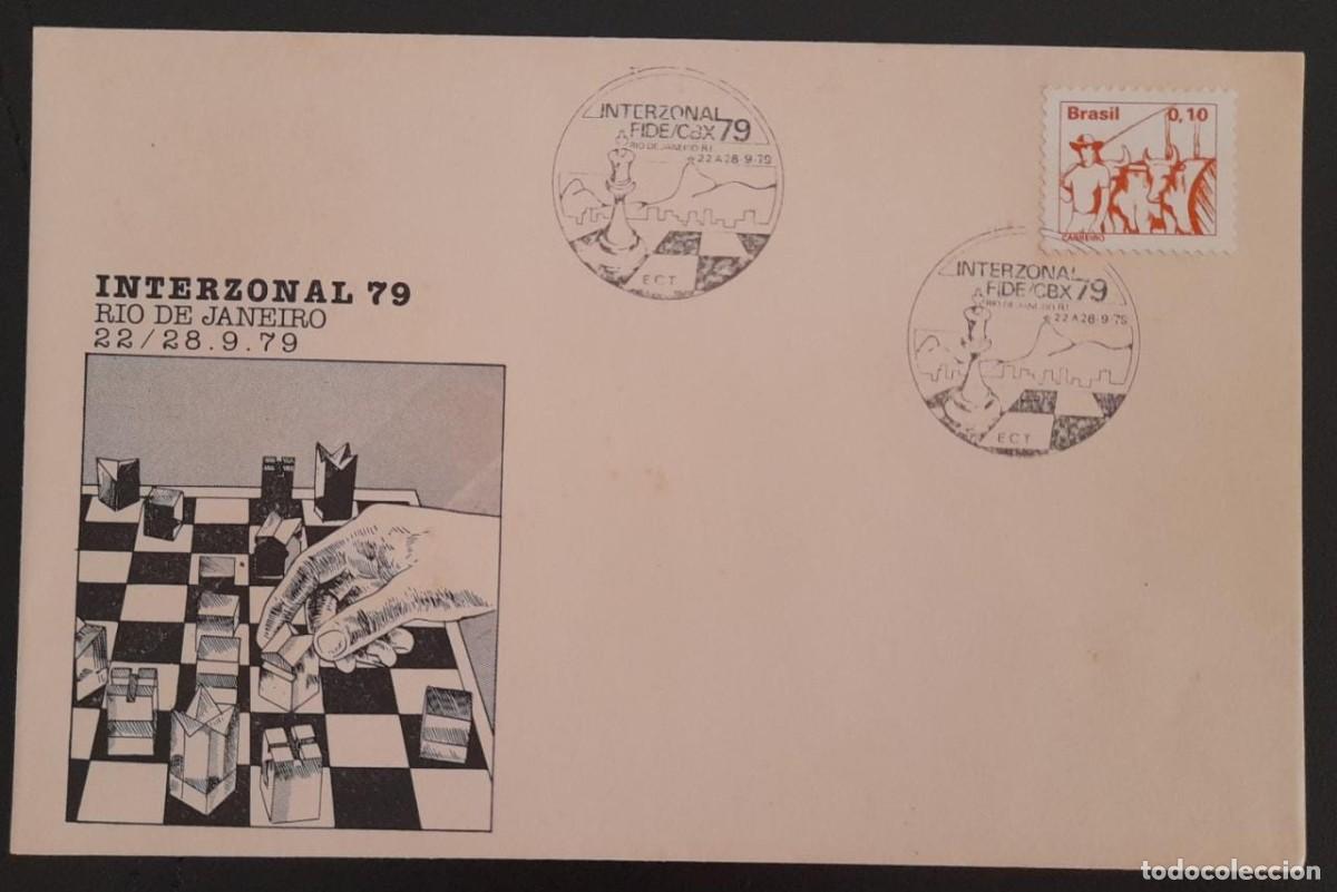 Sellos: SL) 1979 BRAZIL CHESS INTERZONAL 79, WON, FDC - Foto 1
