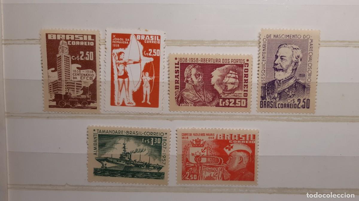 Sellos: BRASIL, 1958, LOTE. - Foto 1