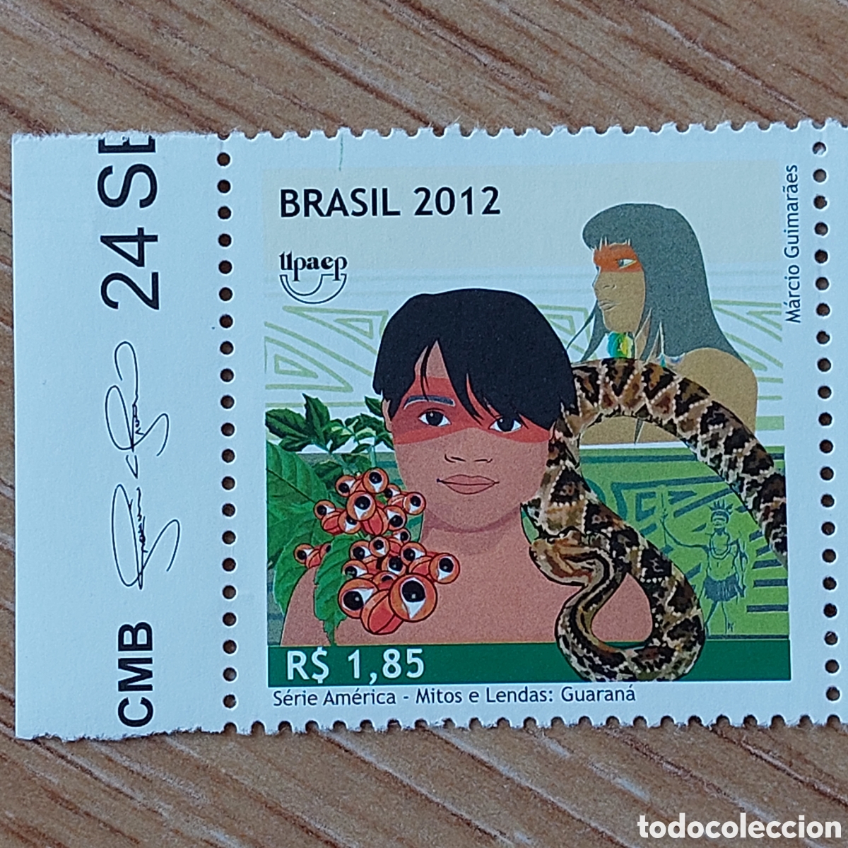 Sellos: 2012 Brasil Mitos y leyendas UPAEP - Foto 2