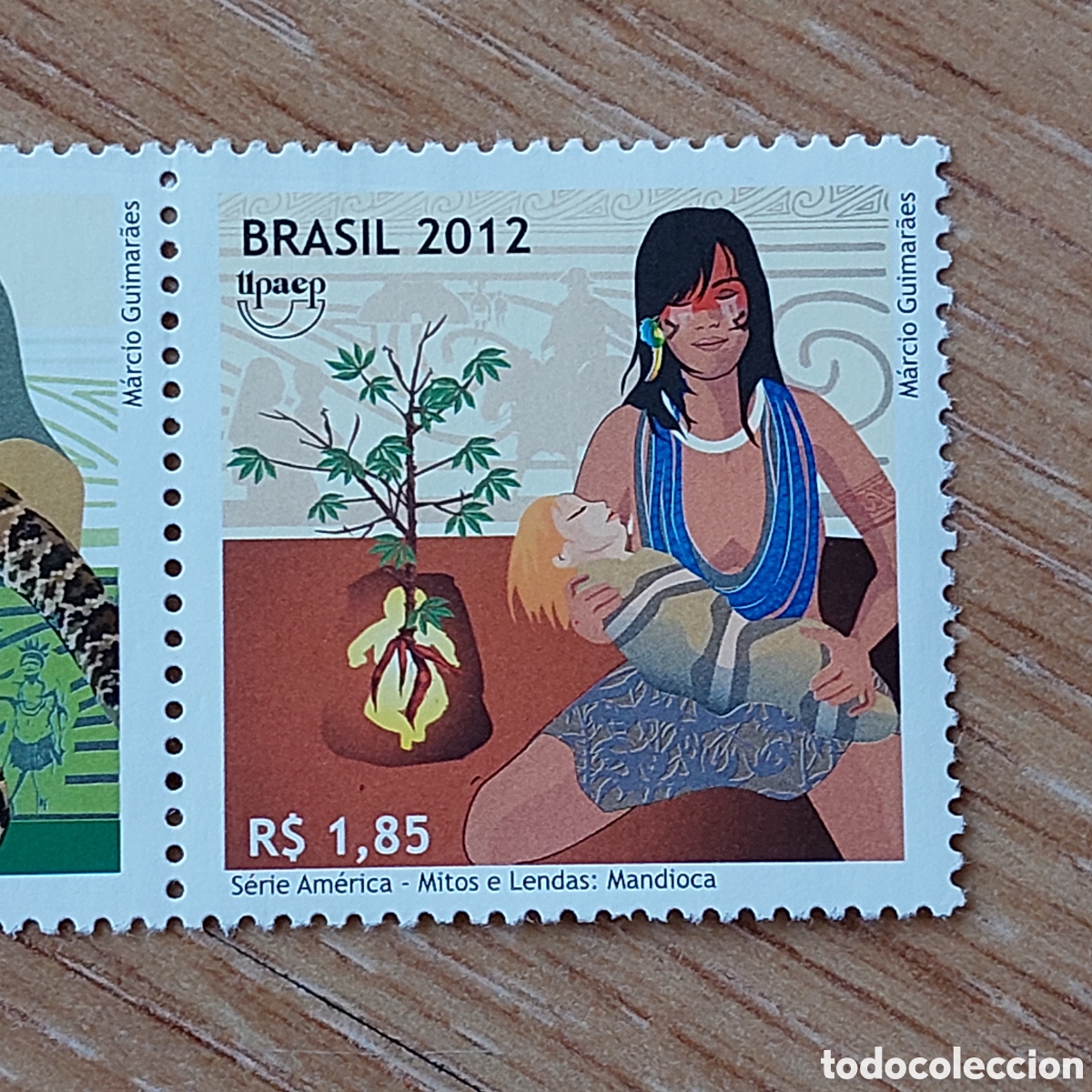 Sellos: 2012 Brasil Mitos y leyendas UPAEP - Foto 3