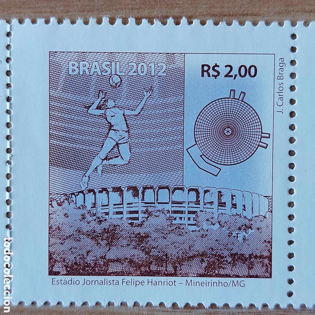 Sellos: 2012 Brasil Deportes - Foto 3