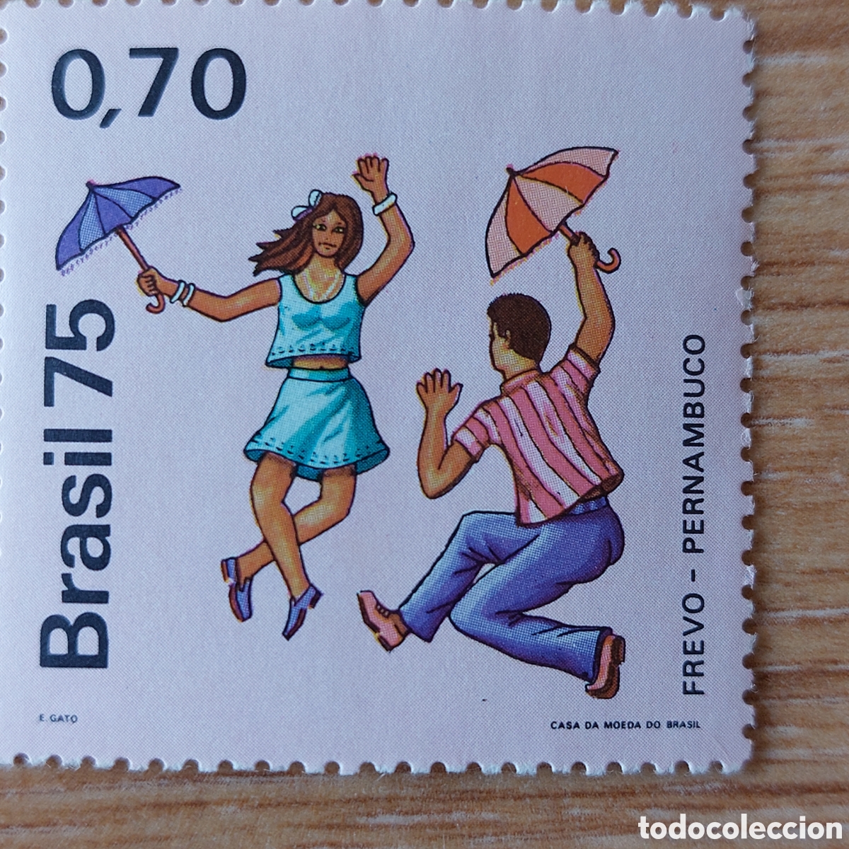 Sellos: 1975 Brasil carnaval - Foto 4