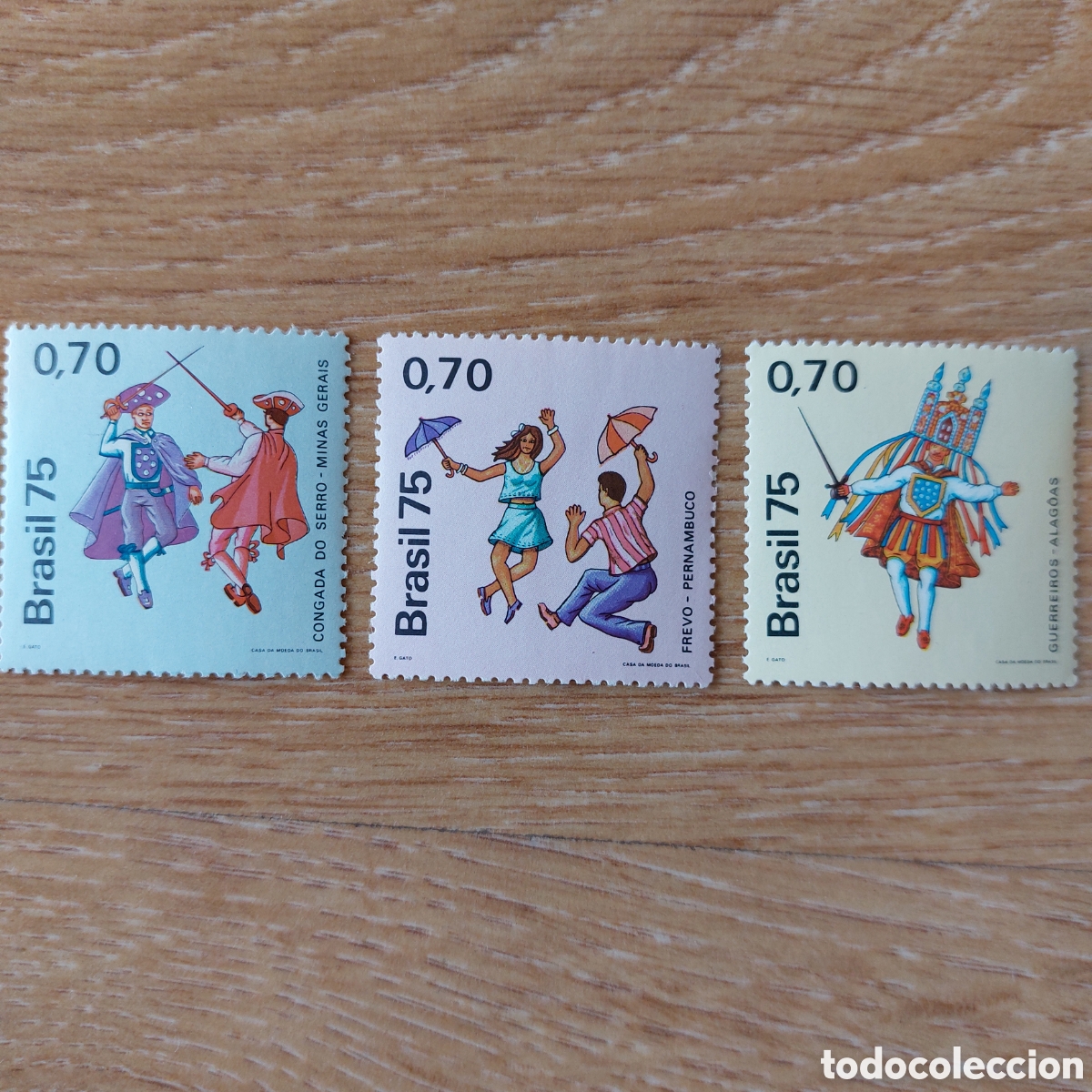 Sellos: 1975 Brasil carnaval - Foto 1