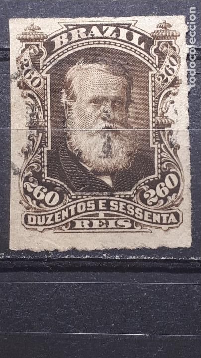 Sellos: BRASIL. A&Ntilde;O 1878-9. &deg;. Yvert 43. - Foto 1