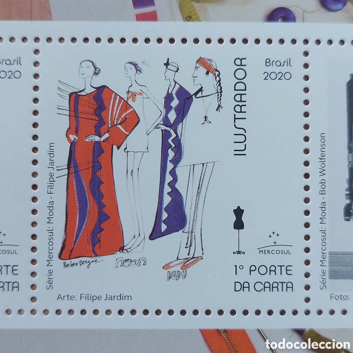 Sellos: 2020 Brasil Mercosur Moda - Foto 3