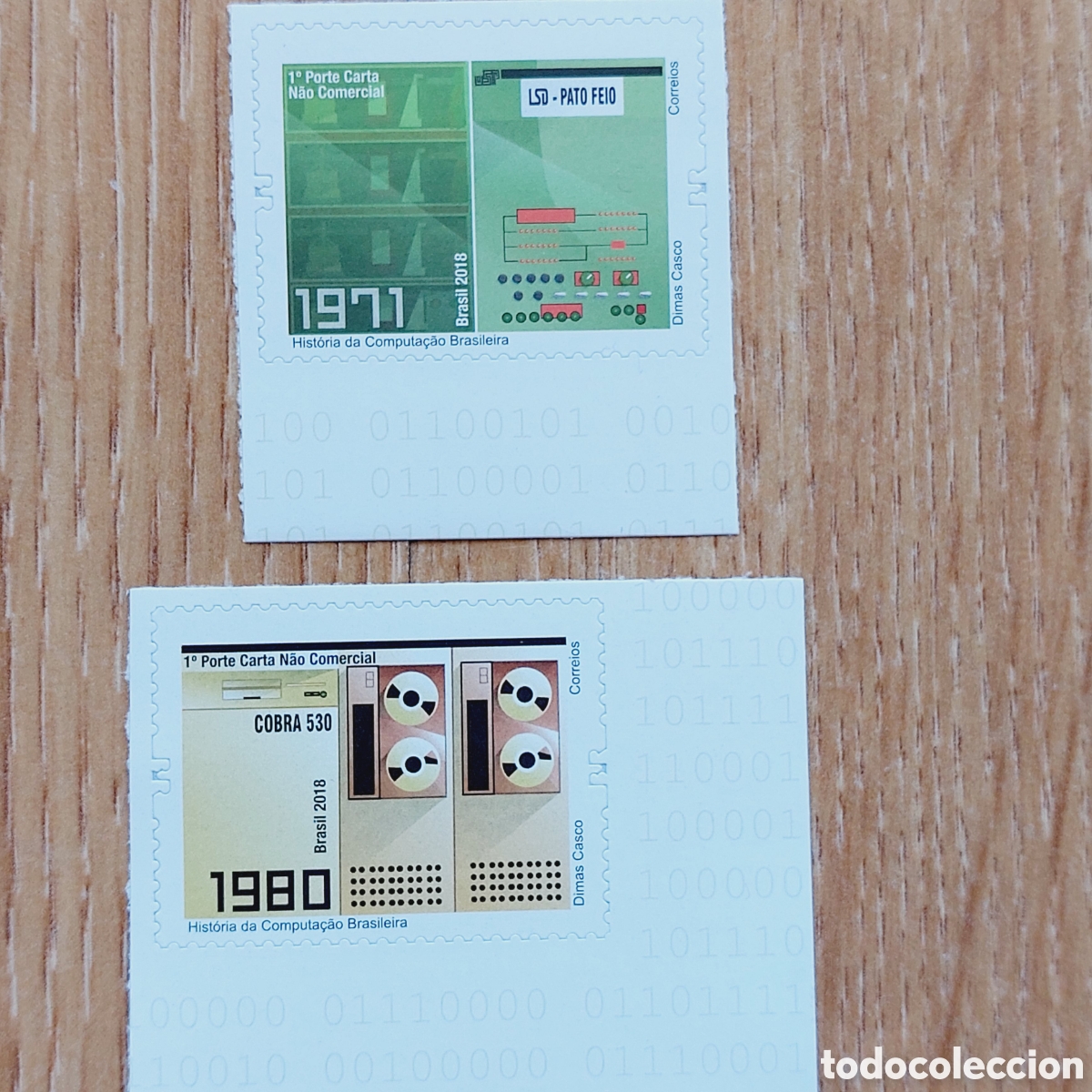 Sellos: 2018 Brasil Historia Computaci&oacute;n - Foto 2