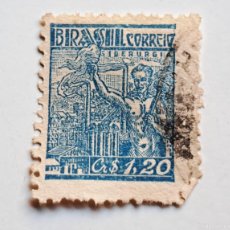 Sellos: 1948 BRASIL SIDERURGIA 1,20 SELLO STAMP