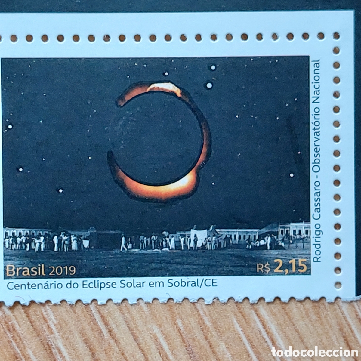 Sellos: 2019 Brasil Eclipse solar Espacio - Foto 2