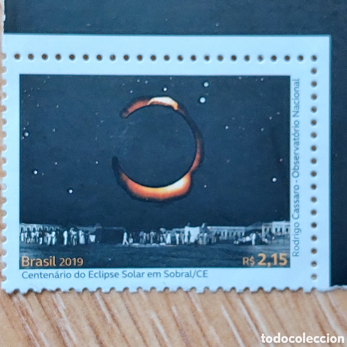 Sellos: 2019 Brasil Eclipse solar Espacio - Foto 1