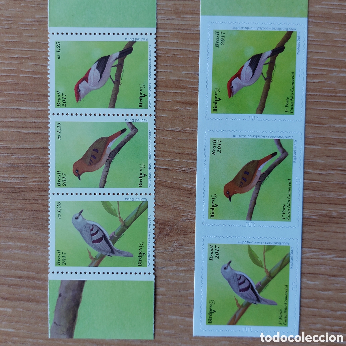 Sellos: 2017 Brasil aves fauna - Foto 3
